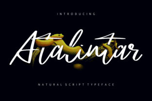 Atalintar: The Natural Script That Breathes Bold Character Into Design