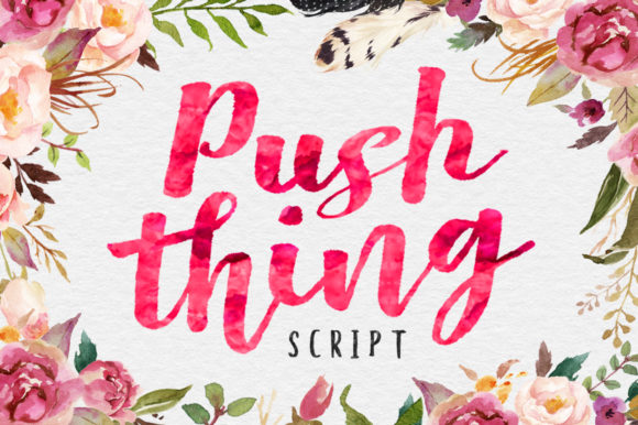Discover the Charm of Push Thing: A Font for Creative Connection