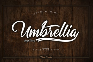 Discovering Umbrellia: A Calligraphy Script for Elegant Design