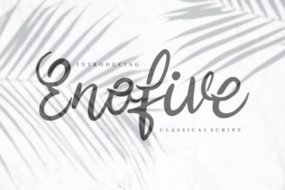 Enofive: The Organic Harmony of Modern Calligraphy