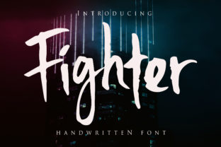 Fighter: The Casual Brush Script That Packs a Punch