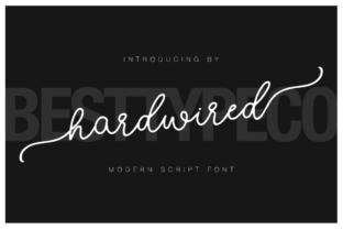 Hardwired: The Casual & Elegant Script Font That Makes Your Project Stand Out