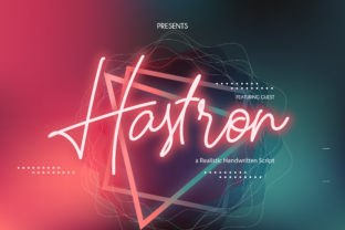 Hastron: A Vintage Handwritten Font for Authentic Design Projects