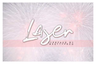 Laser Font: The Raw Script for Bold, Authentic Design