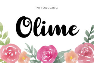 Olime: A Cheerful Hand-Drawn Script for Creative Projects