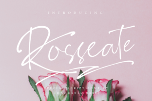 Rosseate: A Bold Script for Authentic Design
