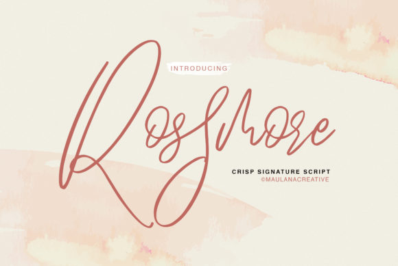 Rossmore: The Bold Script That Wants to Be Seen