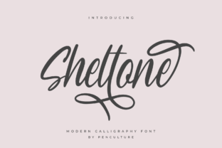 Sheltone: The Elegantly Authentic Script for Creative Expression