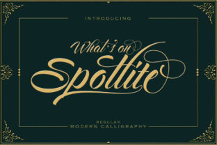 Spotlite: The Elegant Script for Bold Design Ideas