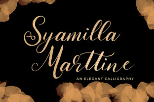 Syamilla Marttine: The Elegant Script for Romantic Design