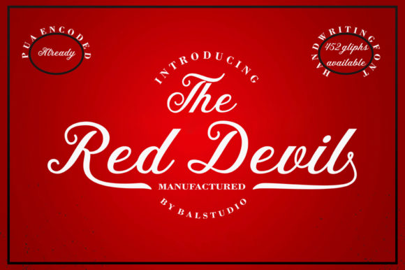 The Red Devil: A Devious Monoline Script for Elegant Designs