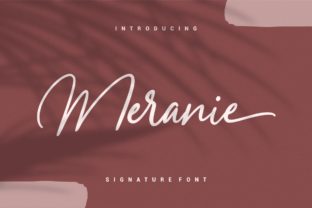 The Romantic Flow of Meranie Script