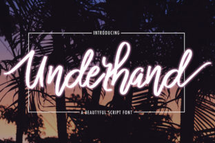 The Underhand Script: A Modern and Elegant Font Choice
