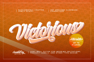 Victorious: A Bold Script for Vintage Designs